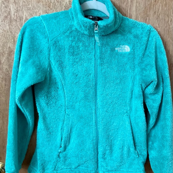 The North Face Other - North face girls mint-green fleece Sz 10/12